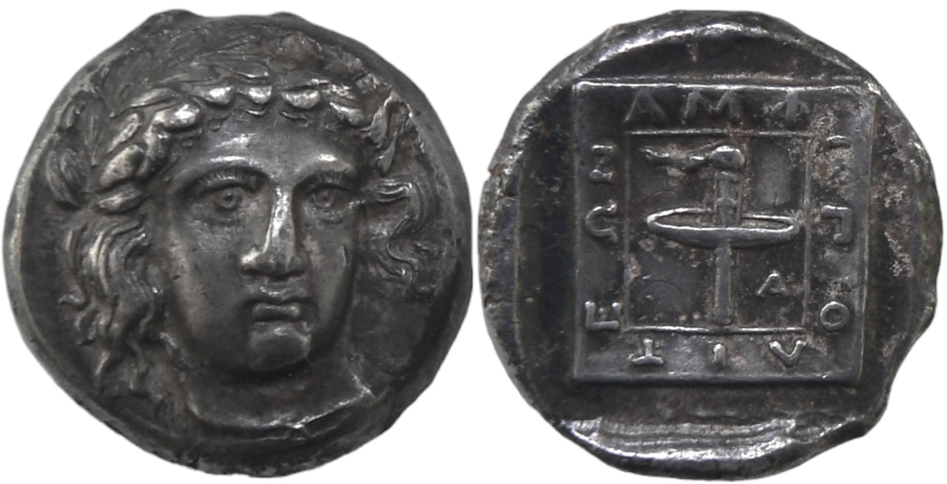 Amphipolis. Tetradrachm Silver (22 mm, 14.40 g) circa 355